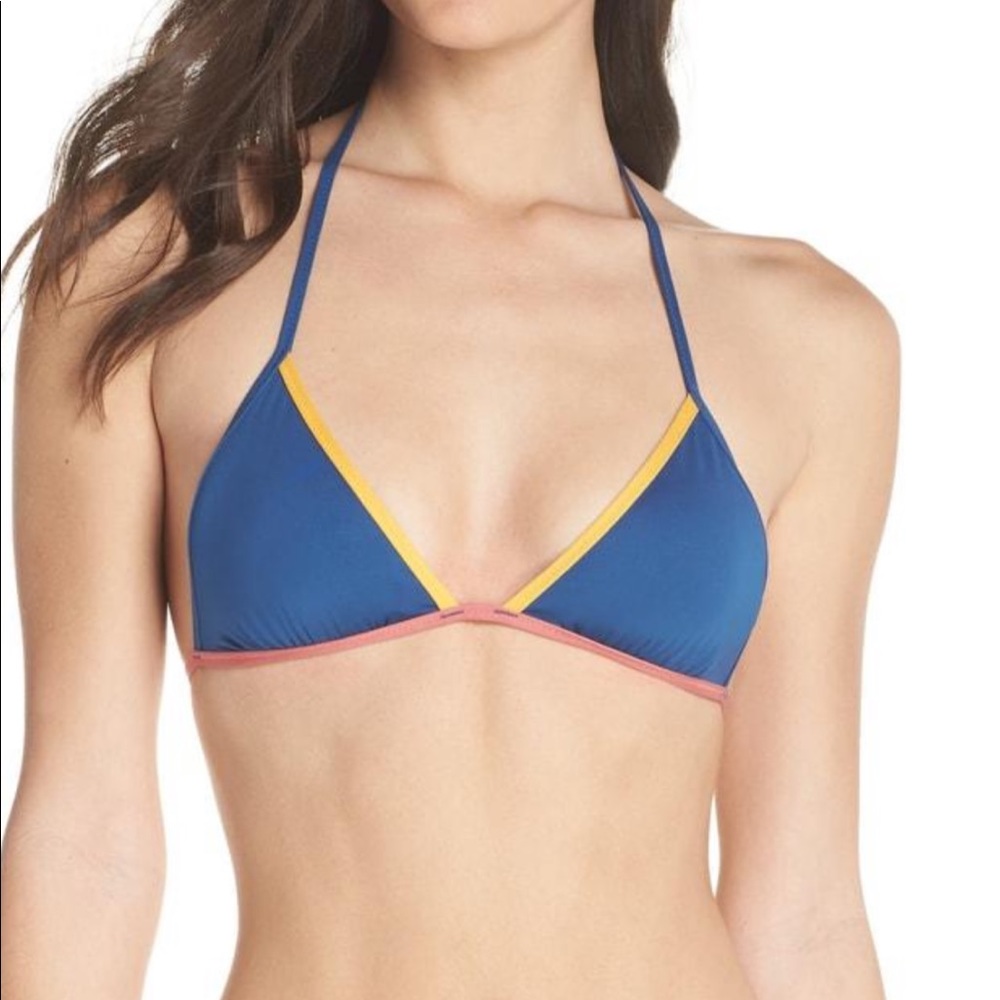 J Crew Playa Miami bikini - blue multi NWT